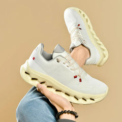 Comfortabele Heren Sneakers – Lichtgewicht, Ademend & Schokdempend